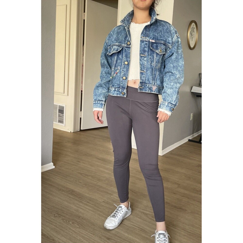 Vintage Guess Ageorges Margano Cropped Denim Jacket USA Y2k 90’s Women’s Medium